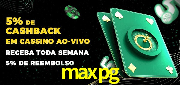 Promoções do cassino ao Vivo maxpg